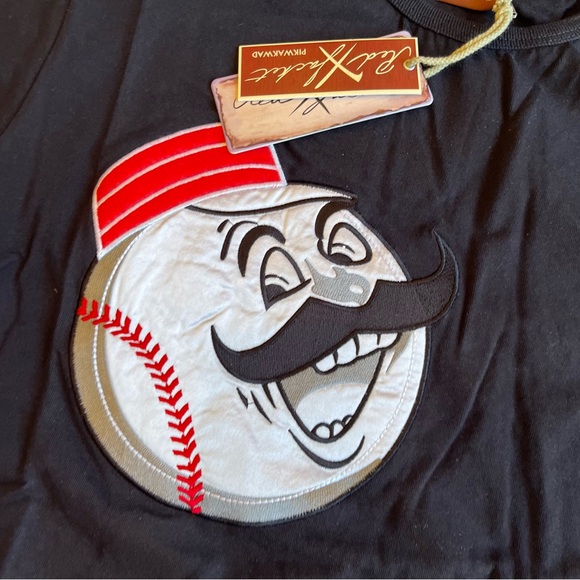 Cincinnati Reds Red Jacket Brand Sweatshirt New Embroidered Y2K VTG NWT Baseball - Picture 16 of 16